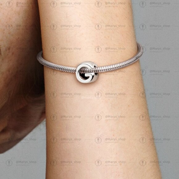 Pandora Letter G Alphabet Charm - Picture 2 of 2